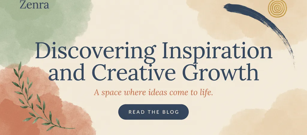 Zenra Blog: Discovering Inspiration and Creative Growth Online